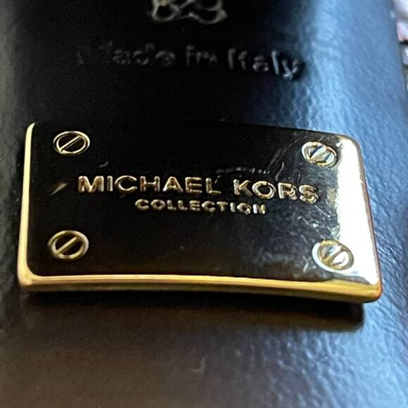 Michael Kors Collection Sequin Deep Burgundy Block Heels Size 39 - Picture 10 of 11